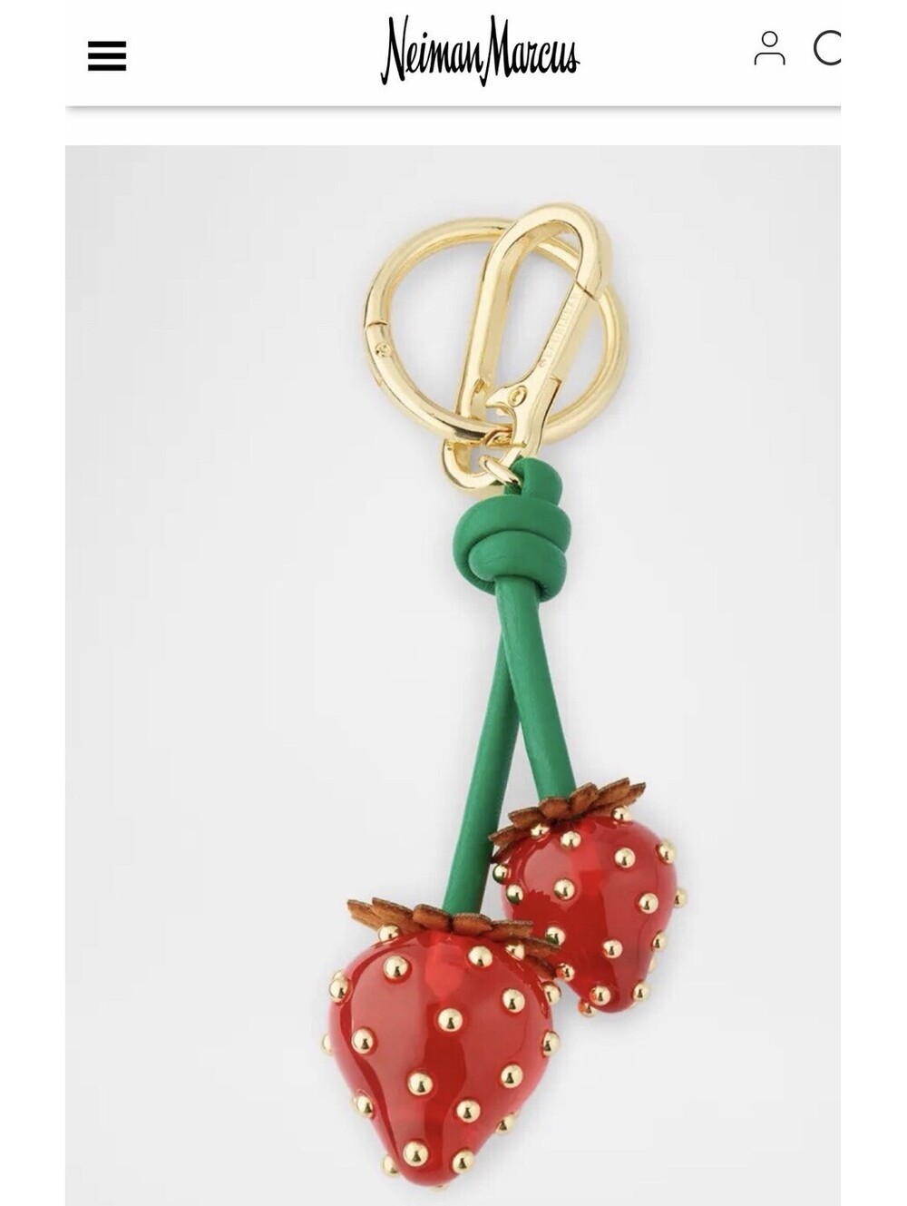 Baublebar Strawberry Charm